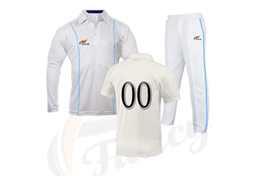 White Cricket Uniform 